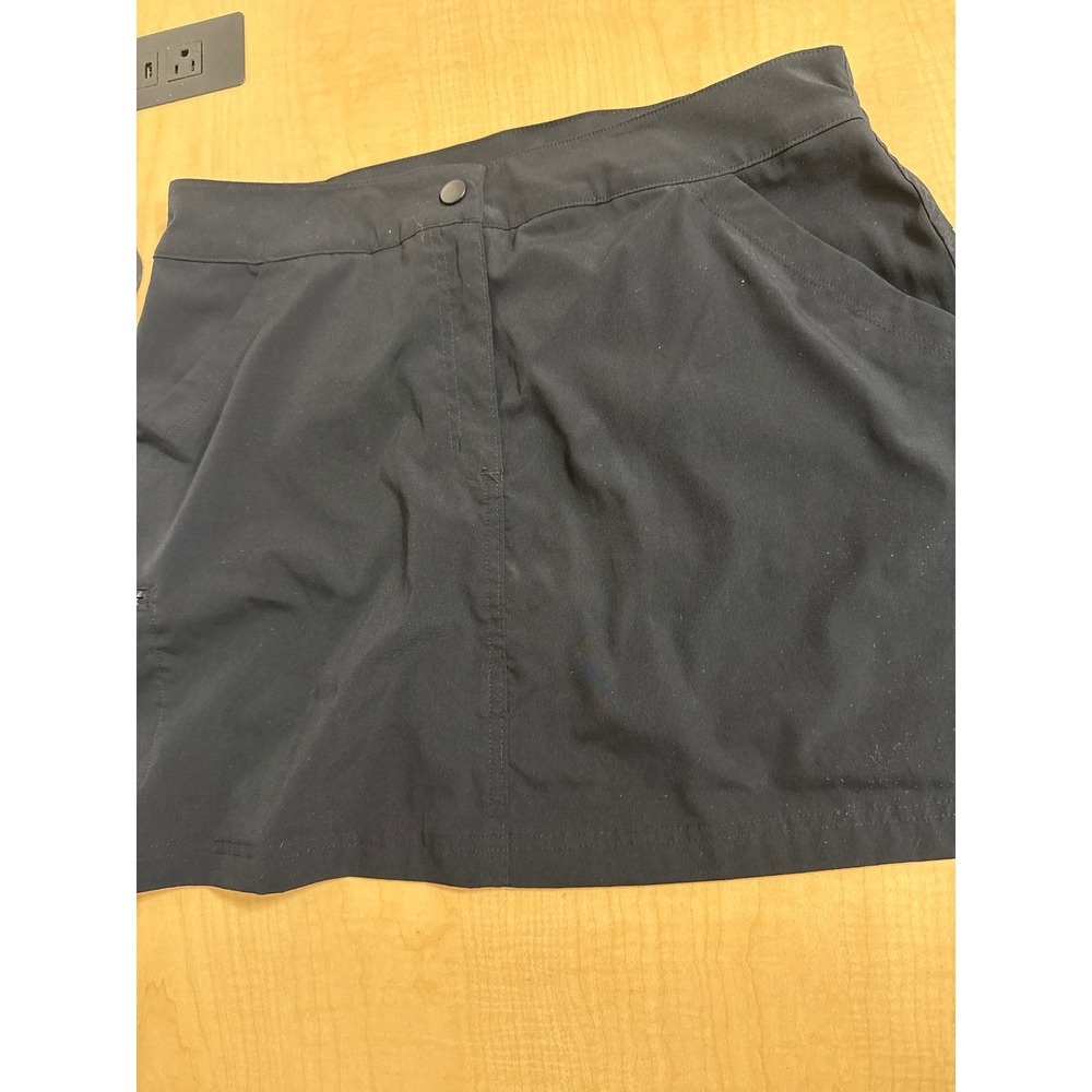 32 Degrees Cool Womens Black Athletic Skort Size L Pockets Golf Tennis Hiking